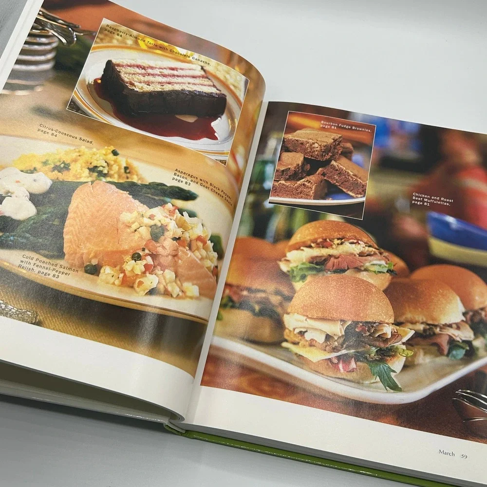 Cooking Light Annual Recipes 2004 Hardcover Cookbook Healthy Low Fat Meals‎